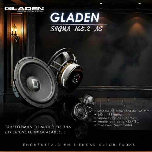 GLADEN SIGMA 165.2 AC 兩音路分音喇叭​